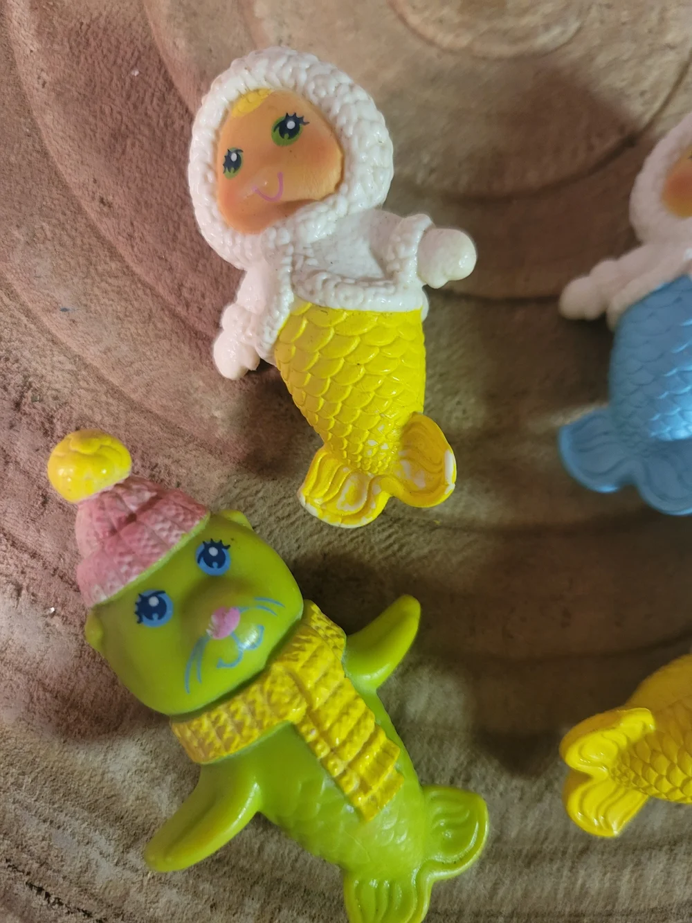 Vintage 70s 80s Kenner Sea Wees Toy Lot